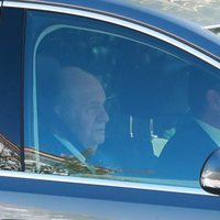 El Rey Juan Carlos I llegando a la boda de Rafa Nadal y Xisca Perelló
