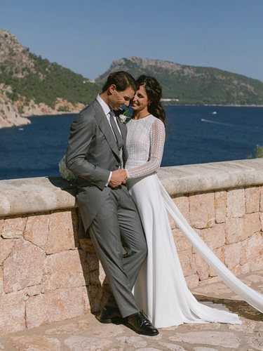 Rafa Nadal y Xisca Perelló recién casados en la fortaleza de Albercuitx, en Mallorca