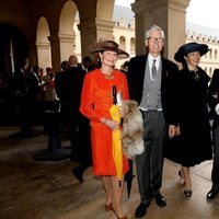 Las Princesas Margarita de Luxemburgo y María de Borbón-Dos Sicilias junto al Príncipe Nicolás de Liechtenstein y el Archiduque Simeón de Austria