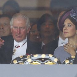 El Príncipe Carlos y Mary de Dinamarca en la entronización de Naruhito de Japón