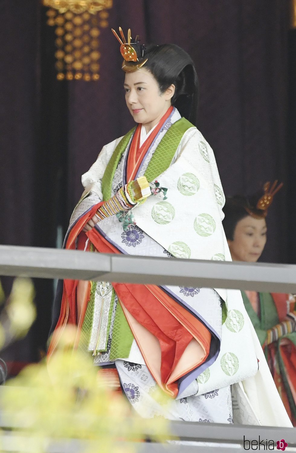 Masako de Japón en la ceremonia de entronización de Naruhito de Japón