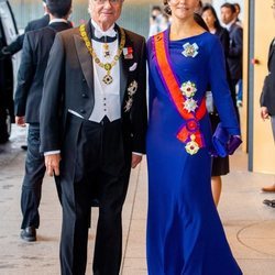 Carlos Gustavo de Suecia y Victoria de Suecia en la entronización de Naruhito de Japón