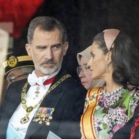 Los Reyes Felipe y Letizia durante la ceremonia de entronización de Naruhito de Japón