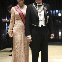 Carlos Gustavo de Suecia y Victoria de Suecia en la cena por la entronización de Naruhito de Japón