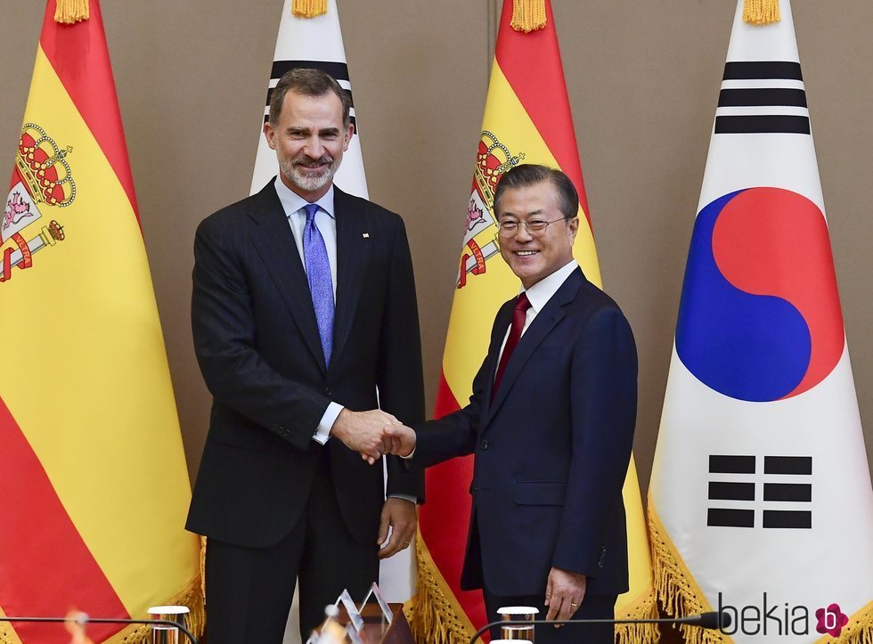 El Rey Felipe, reunido con el Presidente de Corea del Sur en su Visita de Estado