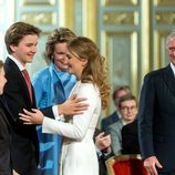 Isabel de Bélgica recibe la felicitación de sus padres y hermanos en su 18 cumpleaños