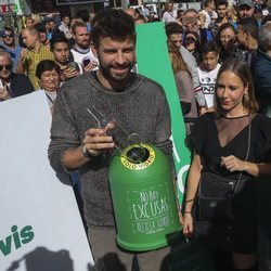 Gerard Piqué impulsa al reciclaje del plástico y el vidrio en Madrid