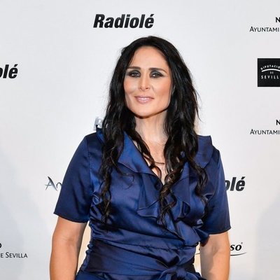 Rosa López en la entrega de premios de Radiolé