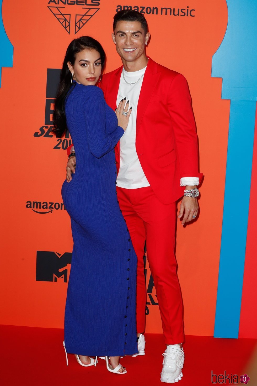 Cristiano Ronaldo y Georgina Rodríguez en los Premios MTV EMA 2019 en Sevilla