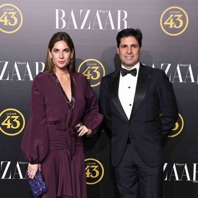 Lourdes Montes y Fran Rivera en los premios Harper's Bazaar 2019