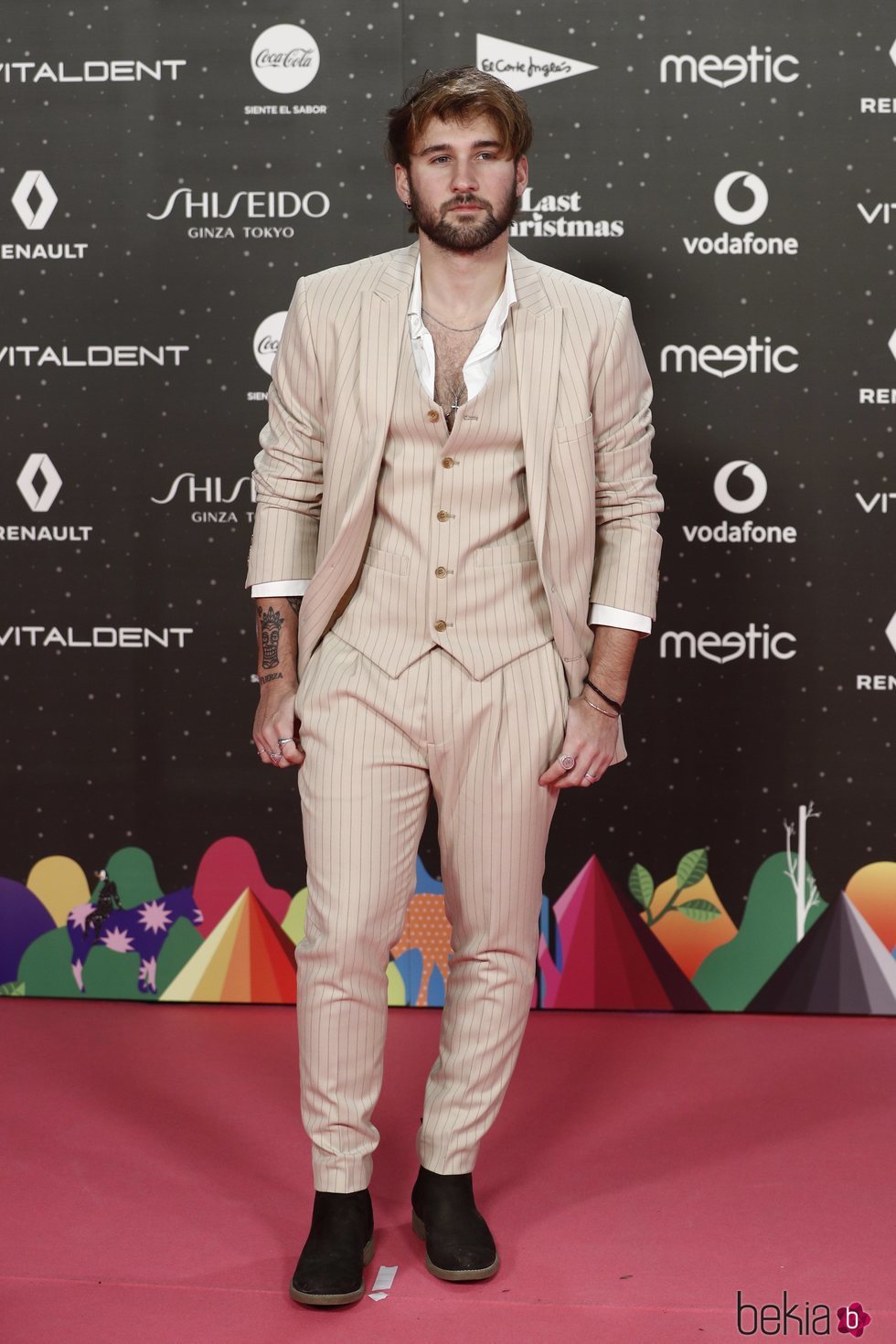 Dani Fernández en Los 40 Music Awards 2019