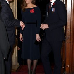 El Príncipe Guillermo y Kate Middleton llegando al concierto por el Día del Recuerdo 2019