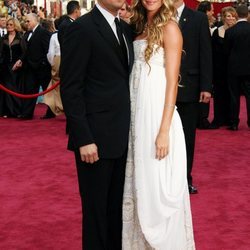 Leonardo DiCaprio y Gisele Bündchen en los Premios Oscar 2005