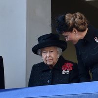 La Reina Isabel y Kate Middleton en el Día del Recuerdo 2019