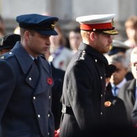 Los Príncipes Guillermo y Harry en el Día del Recuerdo 2019