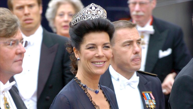 Carolina de Mónaco en la boda de Federico de Dinamarca y Mary Donaldson