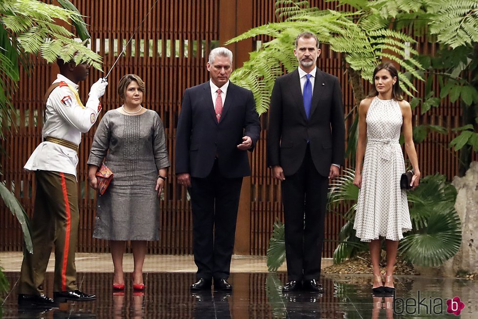 Los Reyes Felipe y Letizia con Miguel Díaz-Canel y Lis Cuesta en su Visita de Estado a Cuba