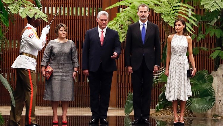 Los Reyes Felipe y Letizia con Miguel Díaz-Canel y Lis Cuesta en su Visita de Estado a Cuba