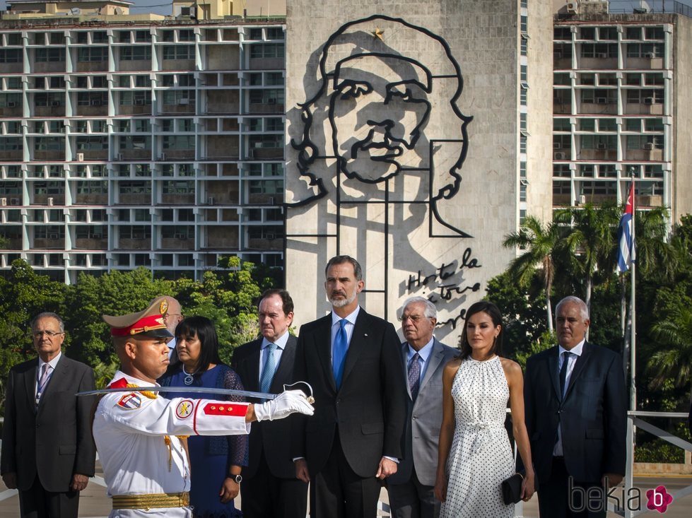 Los Reyes Felipe y Letizia en el Monumento a José Martí en su Visita de Estado a Cuba