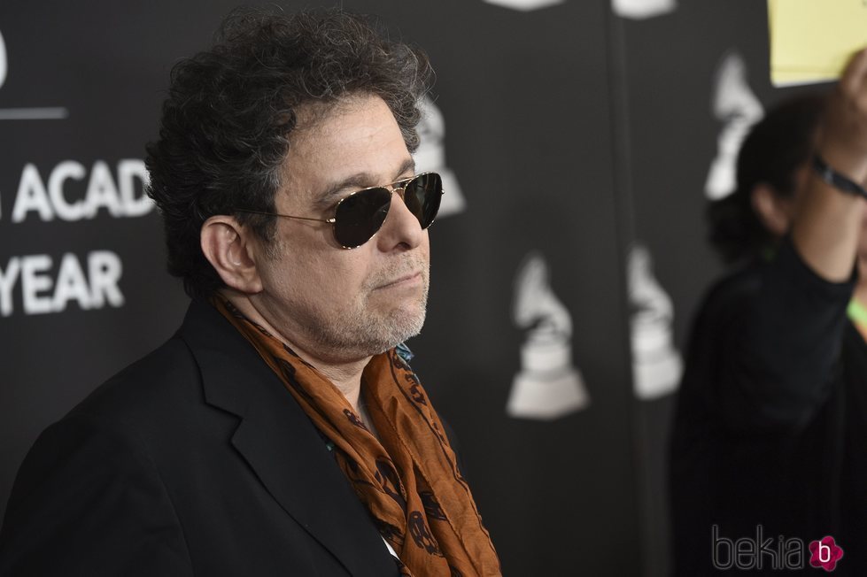 Andrés Calamaro en la alfombra roja del premio Persona del Año 2019 en los Grammy Latino