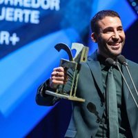 Miguel Ángel Silvestre recogiendo su premio Ondas 2019