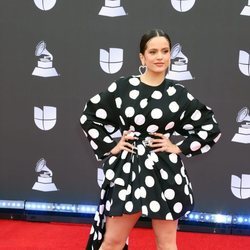 Rosalía en la alfombra roja de los premios Grammy Latino 2019