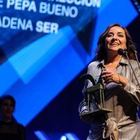 Pepa Bueno agradeciendo su Premio Ondas 2019