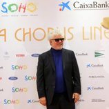 Pedro Almodovar en la apertura del teatro de Antonio Banderas, 'Teatro del Soho'