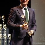 Jaime Cantizano recogiendo un premio Antena de Oro 2019
