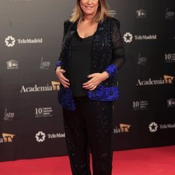Toñi Moreno en la alfombra roja de los Premios Iris 2019
