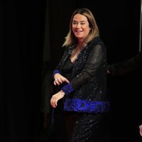 Toñi Moreno llega sonriente a la alfombra roja de los Premios Iris 2019