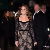 Kate Middleton muy sonriente en la Royal Variety Performance 2019