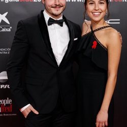 Miki Núñez y Sara Roy en la gala People in Red 2019