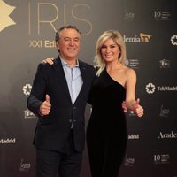 Roberto Brasero y Sandra Golpe en los Premios Iris 2019