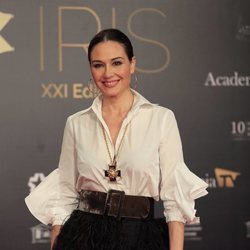 Juncal Rivero en la alfombra roja de los Premios Iris 2019