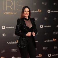Diana Navarro en la alfombra roja de los Premios Iris 2019