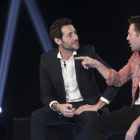 Antonio David Flores y Hugo Castejón discutiendo en la sala de expulsión en la gala 12 de 'GH VIP 7'