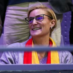 María Zurita en la Copa Davis 2019