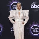 Christina Aguilera en la alfombra roja de los premios AMAs 2019