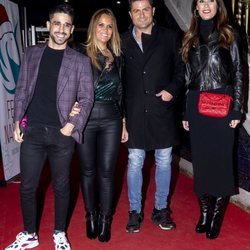 Marta López, Alfonso Merlos, Miguel Frigenti e Isabel Rábago en la fiesta de Navidad de Unicorn