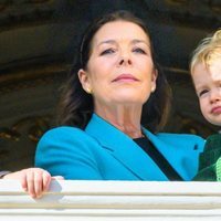 Carolina de Mónaco y su nieto Francesco Casiraghi en el Día Nacional de Mónaco 2019