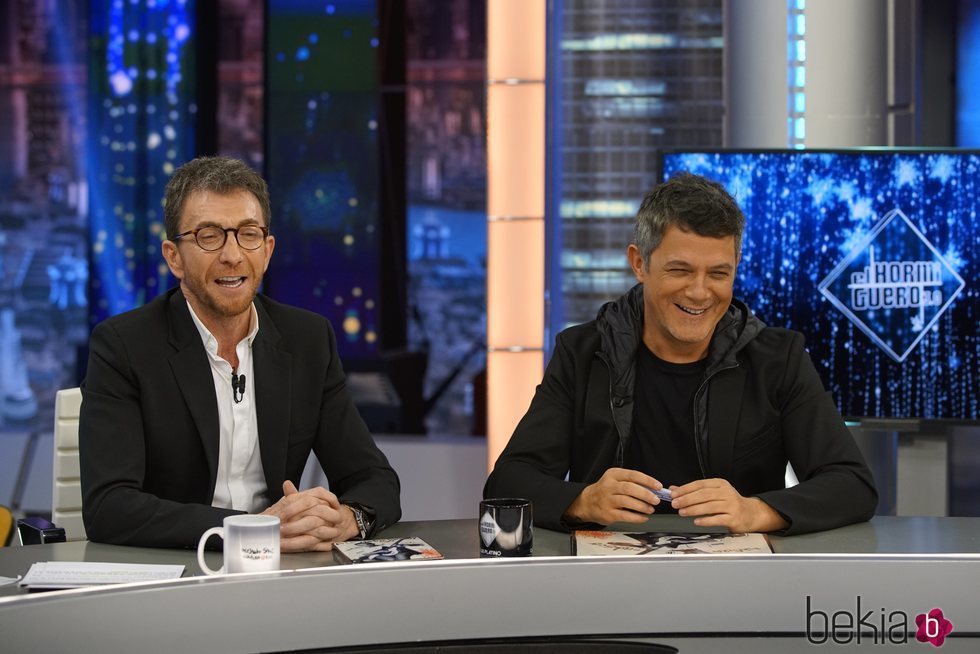 Alejandro Sanz promocionando '#ElDisco' con Pablo Motos en 'El hormiguero'