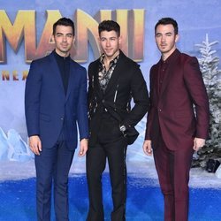 Los Jonas Brothers en la premiere de 'Jumanji'