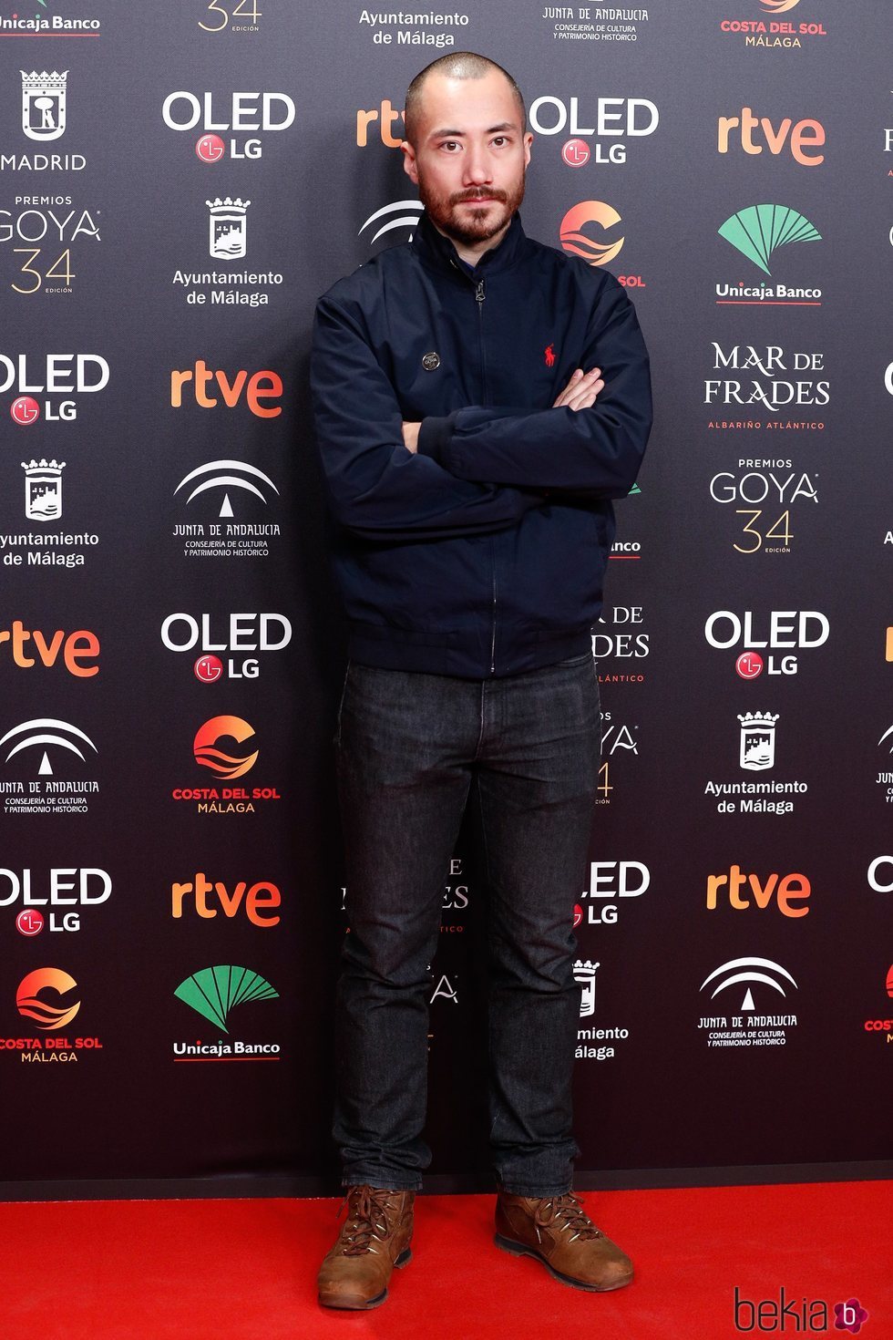 Jaime Alekos en la fiesta de los nominados a los Premios Goya 2020