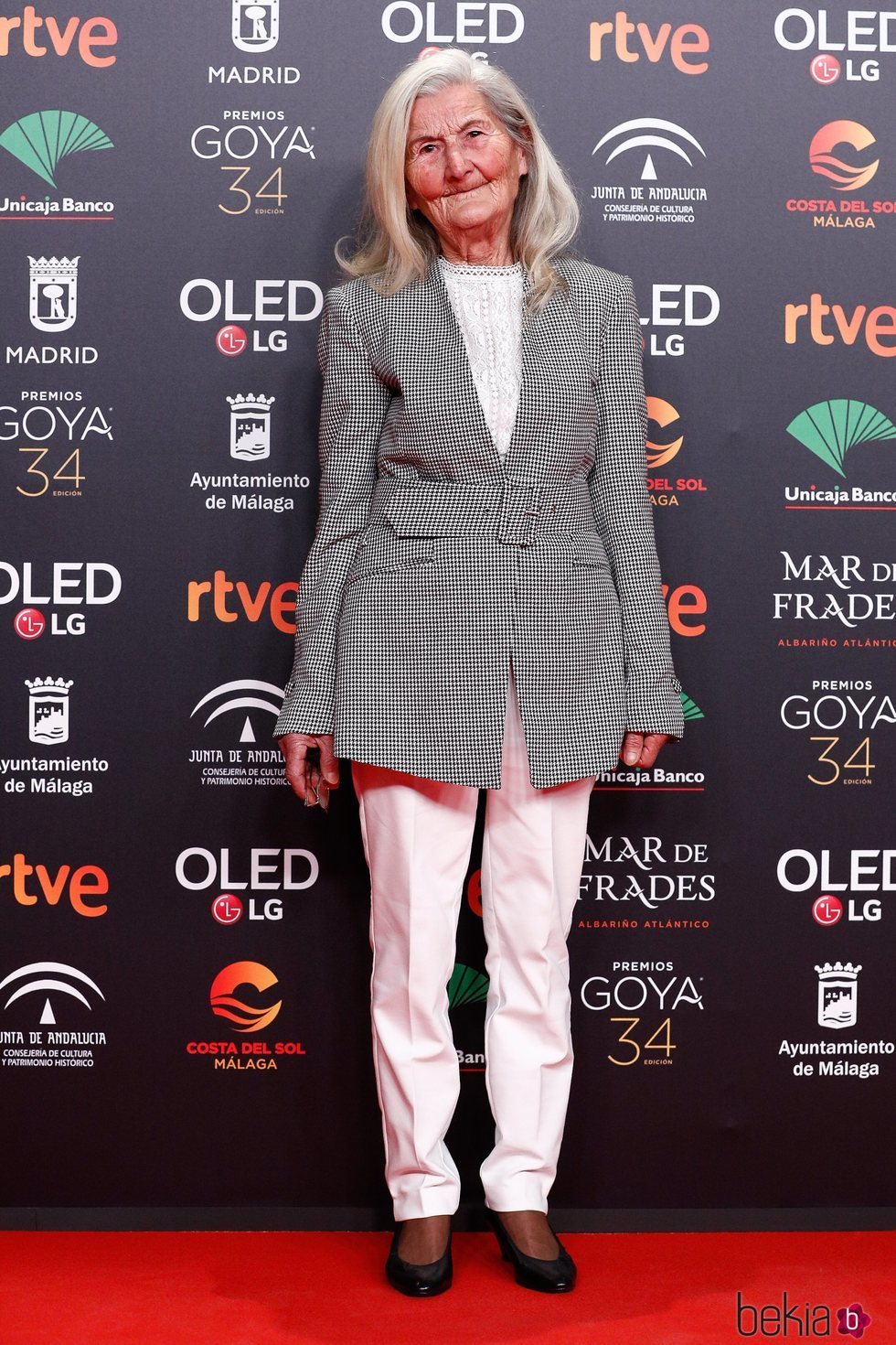 Benedicta Sánchez en la fiesta de los nominados a los Premios Goya 2020