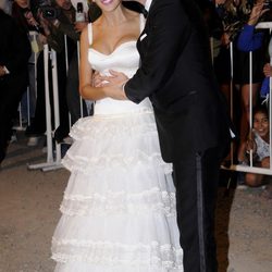 Michael Bublé y Luisana Lopilato el día de su boda