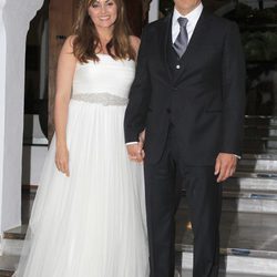 Carmen Morales y Luis Guerra el día de su boda