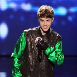 Justin Bieber en la final de 'Factor X' en Estados Unidos