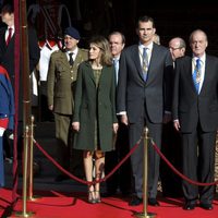 Los Príncipes de Asturias y los Reyes en la apertura de la X Legislatura