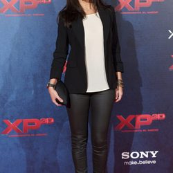 Cecilia Gómez en el estreno de XP3D en Madrid